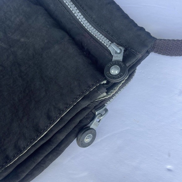 Kipling Crossbody Bag Purse Sling Black Zip Card Slots Pockets - Picture 3 of 14